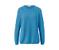 Strickpullover, azurblau