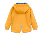 Thermo-Regenjacke mit asymmetrischem Reißverschluss, gelb