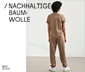 NAH/STUDIO Jogginghose | nachhaltige Baumwolle, hazelnut