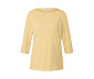 Shirt mit 3/4-Arm, gelb