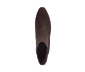 Stiefelette aus chromfrei gegerbtem Veloursleder