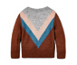 Strickpullover im Colorblocking-Design  