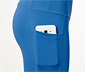 3/4-Sporttight, blau