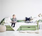 Hoppekids Schubladen-Set auf Rollen, grün
