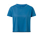 2-in-1-Kurzarm-Sportshirt, blau