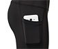 3/4-Sporttight, schwarz