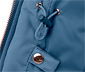 Lange Bomberjacke aus recyceltem Material