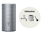 Garantia 2-in-1-Regentonne-Komplett-Set »Nordic«, ca. 300 l, steingrau