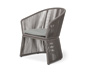 Dining-Sessel mit Textilgeflecht