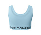 Seamless-Sport-Bustier, hellblau