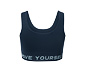 Seamless-Sport-Bustier, blau