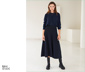 NAH/STUDIO Bluse | Eco-Viskose, navy
