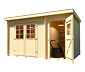 Weka Gartenhaus mit seperatem Raum, 28 mm (Gr. 1)