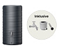 Garantia 2-in-1-Regentonne-Komplett-Set »Nordic«, ca. 300 l, graphit-grau