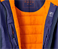 Softshell-Skijacke, violett