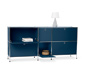 Sideboard Metall »CN3« groß mit 6 Klappenfächern, blau