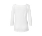 Shirt mit 3/4-Arm, weiß 