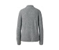 Strickpullover mit Stehkragen, grau meliert