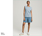 NAH/STUDIO Geripptes Shirt | Baumwoll-Hanf-Mix