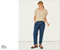 NAH/STUDIO Mom-Jeans | recycelte Baumwolle, Dark Blue