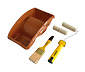 Bondex Holzfarbe für Außen, 7,5 l,  inkl. Verarbeitungs-Set, anthrazit