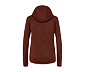 Teddy-Strickfleecejacke, rostbraun