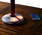 LED-Schirmleuchte mit Bluetooth®-Lautsprecher