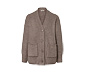 Grobstrick-Cardigan mit Wolle