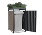 Mülltonnenbox mit Blumenkasten, 1er