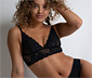 Passionata Raw Cut Slip »Nina«, Black