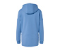 Langes Kapuzensweatshirt hellblau