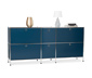 Sideboard Metall »CN3« groß mit 6 Klappenfächern, blau
