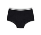 7 Mädchen-Pantys, schwarz-weiß
