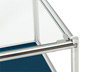 Beistelltisch Metall »CN3« mit Glasoberfläche, blau