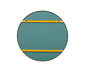 Woood Spiegel »Doutzen«, goldfarben, rund 80 cm