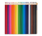 24 Aquarell-Buntstifte in der Dose, inkl. Pinsel 