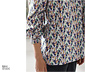 NAH/STUDIO Print-Bluse | Bio-Baumwolle