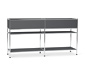 Konsole Metall »CN3« mit 2 Schubladen, grau