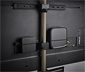 ONE FOR ALL Universal-TV-Ständer »Quadpod WM7475«, Walnut und Gun-Metal 32"-70"