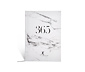 Notizbuch »365«, marmoriert