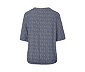 Bedrucktes Blusenshirt, blau