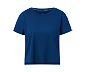 2-in-1-Kurzarm-Sportshirt, royalblau