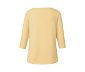 Shirt mit 3/4-Arm, gelb