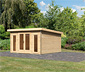 Karibu Premium-Gartenhaus, 38 mm (Altona 3), natur