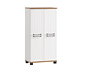 Highboard »Jelda«, matt weiß und Eiche-Dekor