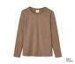 NAH/STUDIO Longsleeve | nachhaltige Baumwolle, hazelnut