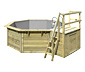 Karibu Gartenpool-Set »Modell 1« inkl. Terrasse, ca. 480 x 400 cm