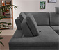 Ecksofa »Jonas«, links, quarzgrau