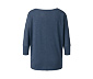 3/4-Sport-und-Yogashirt, blau meliert