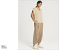NAH/STUDIO Barrel-Hose | recycelte Baumwolle
